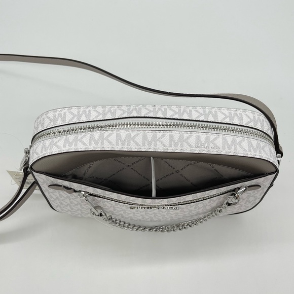 Michael Kors Large EW Zip Chain Xbody Bag & Card Case Wallet - Picture 6 of 11